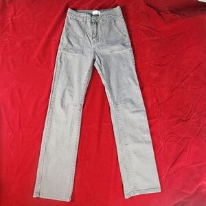 Stylish Gray Women's Straight Leg Jeans